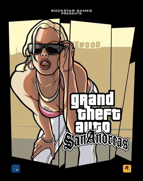 Mario Stencil, Grand Theft Auto Artwork, San Andreas Gta, Grand Theft Auto Games, Grand Theft Auto Series, Vector Portrait Illustration, Graffiti Girl, Gta Sa, Video Game Posters