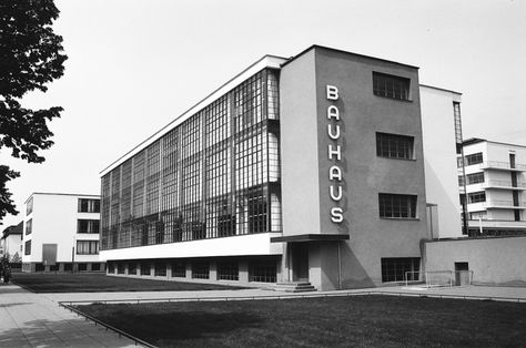 NOSELL Environmental Typography, Bauhaus Principles, Bauhaus Building, Bauhaus Interior, International Typographic Style, Villa Savoye, Bauhaus Architecture, Walter Gropius, The Bauhaus