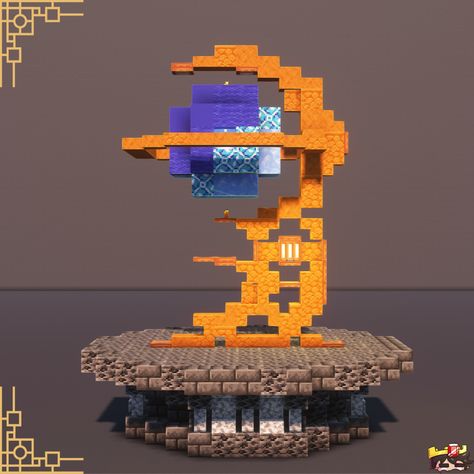 Minecraft Statue Ideas, Minecraft Chandelier, Java Minecraft, Minecraft Statue, Minecraft Library, Snow Town, Fantasy Minecraft, Minecraft Steampunk, Minecraft Statues