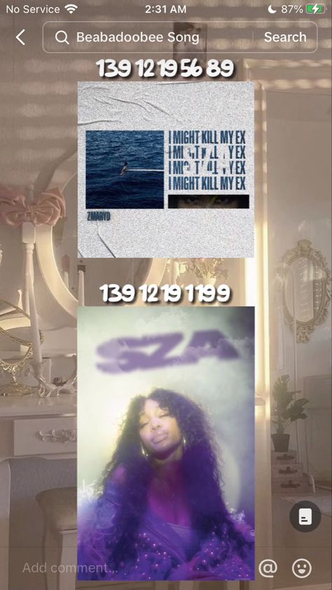 Sza Posters Bloxburg, Berry Avenue Codes For Pictures Sza, Sza Codes For Berry Ave, Blockburg House, Royale High Journal Ideas, Picture Codes, Bloxburg Decals Codes Aesthetic, Preppy Decal, Pic Code