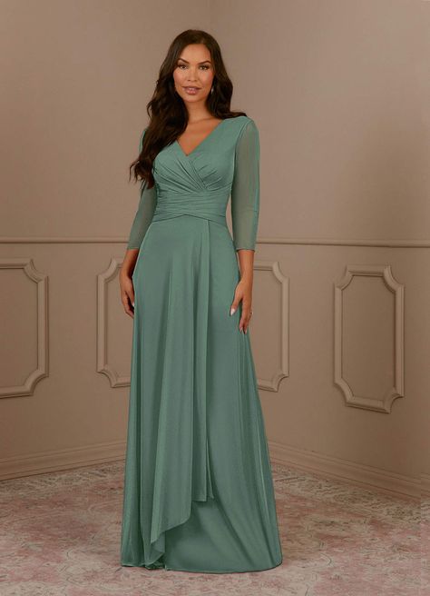 Mother Of The Groom Fall Dresses, Sage Green Mother Of The Bride Dress, Petite Mother Of The Bride Dresses, Green Sage Dress, Sage Dress, Modest Bridesmaid Dresses, Black Dress Formal, Bride Groom Dress, Dress Dusty