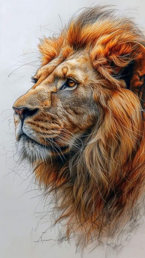 Drawings Of Lions, Lion Art Drawing, Lion Sketches, Drawing Of A Lion, Lion Paintings, Lion Drawings, Aslan Lion, Lion Sketch, Lion Portrait