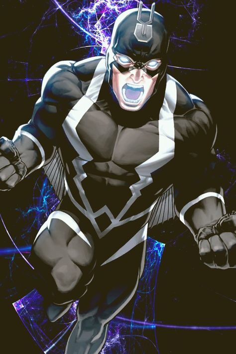 Black Bolt Marvel, Black Bolt, Im Batman, Marvel Wallpaper, Image Comics, Superhero Art, Comic Styles, Marvel Dc Comics, Marvel Heroes