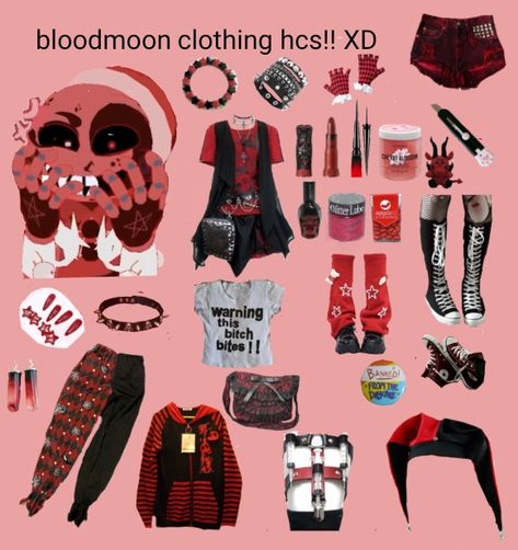 #BLOODMOON #BLOODTWINS #SAMS #SUNANDMOONSHOW Sams Bloodmoon, Bloodmoon Fnaf, Bloodmoon Sams, Steal His Look, Fnaf Outfits, Kidcore Outfit, Fnaf Daycare, Fnaf Costume, Fnaf Crafts