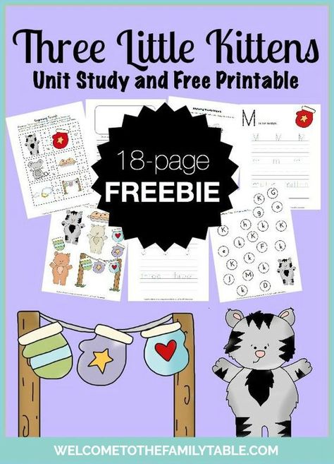 Nursery Rhymes Preschool Crafts, Nursery Rhyme Crafts, Fairy Tales Preschool, Nursery Rhymes Preschool, Nursery Rhyme Theme, Nursery Rhymes Activities, Free Homeschool Printables, Fairytale Nursery, Preschool Literacy