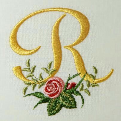 Crewel Embroidery Patterns, Ribbon Embroidery Kit, Alphabet Embroidery, Heirloom Roses, Embroidery Alphabet, Embroidery Letters, Heirloom Sewing, Embroidery Patterns Free, Silk Ribbon Embroidery