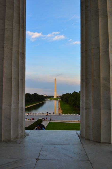 Washington DC- in the winter the water freezes and they play some sort of game-slidding something that makes this really high pitched noise- I have never figure out what it is they are sliding Washington Dc Monuments, Dc Monuments, Washing Dc, Washington Dc Travel, Dc Travel, Reflecting Pool, Lincoln Memorial, Washington Monument, Pretty Places