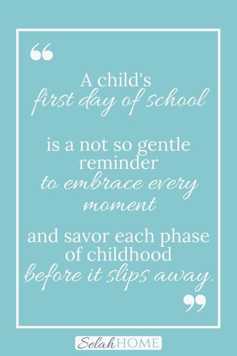 The first day of kindergarten isn't just a big deal for kids. It's a huge step for parents too! So hang in there mom. Despite the roller coaster of emotions, you got this! #firstdayofkindergartenparents #firstdayofkindergartenmom First Day Of Kindergarten Quotes, Quotes For Kindergarten, First Day Of School Quotes, Christian Parenting Quotes, Kindergarten Quotes, One Day Quotes, Roller Coaster Of Emotions, First Day Of Kindergarten, Mom Encouragement