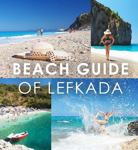 Lefkada best beaches for 2022 | List of top beaches in Lefkada island Greece for 2022! Lefkada Beaches, Beaches In Greece, Lefkada Greece, East Coast Beaches, Greece Beach, Hidden Beach, Beach Paradise, Windsurfing, Beach Reading