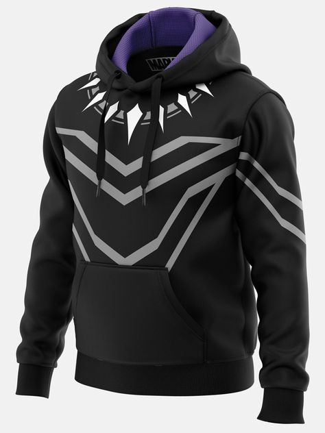 Get this badass Black Panther Hoodie only on Redwolf and find more officially licensed Marvel merchandise! Black Panther Suit, Black Panther Hoodie, Panthers Outfit, Mickey Mouse Donald Duck, Iron Man Captain America, Marvel Merchandise, Wolverine Marvel, Boyfriend T Shirt, T Shirt Oversized