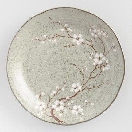 Cherry Blossom Decor: How These Branches Inspire Spring Table Settings Ceramica Artistica Ideas, Cherry Blossom Decor, Spring Table Settings, Painted Ceramic Plates, Diy Pottery Painting, Pottery Painting Designs, Keramik Design, Pottery Crafts, Diy Pottery