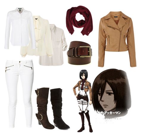 "Mikasa Ackerman/SNK Casual Cosplay" by casual-cosplay ❤ liked on Polyvore featuring Mikasa, Zara, Warehouse, Barefoot Tess, Adi Designs, rag & bone, Lauren Ralph Lauren, Pringle of Scotland and Latigo Mikasa Ackerman Cosplay, Mikasa Cosplay, Cosplay Idea, Closet Cosplay, Everyday Cosplay, Movie Inspired Outfits, Geek Clothes, Anime Outfit, Character Inspired Outfits