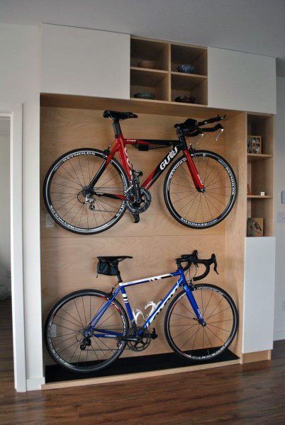 Bicycles Storage Bike Storage Design, Bike Storage Apartment, Bicycle Storage Rack, Indoor Bike Rack, Indoor Bike Storage, Cycle Storage, Bike Storage Garage, Bike Storage Solutions, Range Velo