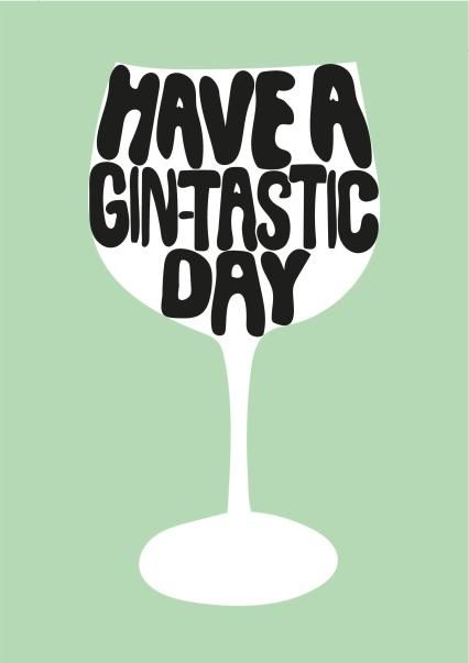 Have a Gin-tastic Day - Greeting Card - Birthday / Mother's Day /Gin Day Gin Quotes Humor, Gin Bar Ideas Parties, Gin Sayings, Party Tips And Tricks, Birthday Martini, Gin Quotes, Cocktail Quotes, Wine Jokes, Gin Tasting