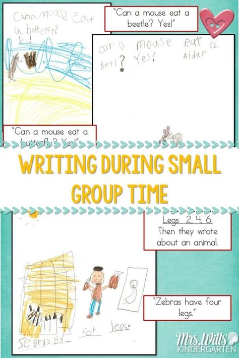 Writing During Guided Reading is a great way to guide emergent writers. See how I use guided writing in my small group to help my kindergarten students with their writing progress. #kindergartenwriting Kindergarten Writing Lessons, Kindergarten Writing Activities, Kindergarten Ideas, Kindergarten Lessons, Teaching Literacy, Kindergarten Writing, First Grade Teachers, Writer Workshop, Kindergarten Literacy