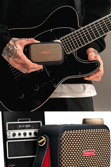 Positive Grid Spark GO 5W Ultra-Portable Smart Guitar Amp, Headphone Amp & Bluetooth Speaker with Smart App for Electric Guitar, Acoustic or Bass Smart Guitar, Guitar Acoustic, Guitar Electric, Headphone Amp, Spark Go, Guitar Amp, Bass Guitar, Bluetooth Speaker, Electric Guitar