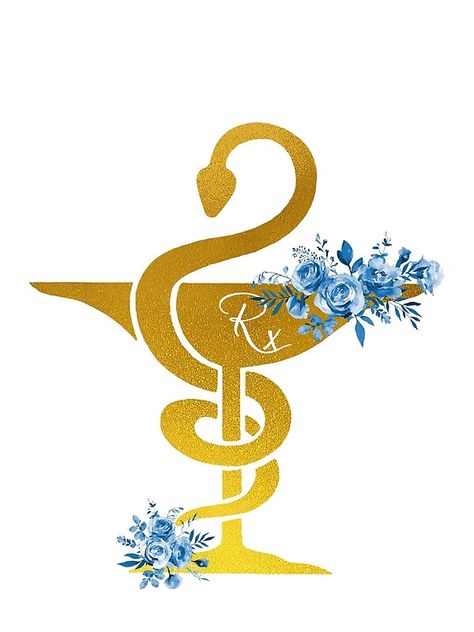 Rx Caduceus Art Bowl of Hygiene, Medicine Pharmacist, Pharmacy Wall Art, Pharmacist Watercolor Print , Medical Art, Wall Hanging, Clinic Decor,flower, floral, floral medical art, flowers, gold, golden art, gold foil • Millions of unique designs by independent artists. Find your thing. Pharmacy Art Pharmacists, Pharmacy Art Design, Pharmacist Logo, Caduceus Art, Pharmacy Symbol, Pharmacy Art, Clinic Decor, Golden Art, Pharmacist Gift