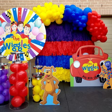 Wiggles 1st Birthday Party, Wiggles Birthday Party Decoration, Wiggles Themed Birthday Party, The Wiggles Birthday Party Ideas, Wiggles Birthday Party, Wiggles Cake, Animal Cartoons, Wiggles Birthday, Baby Birthday Themes