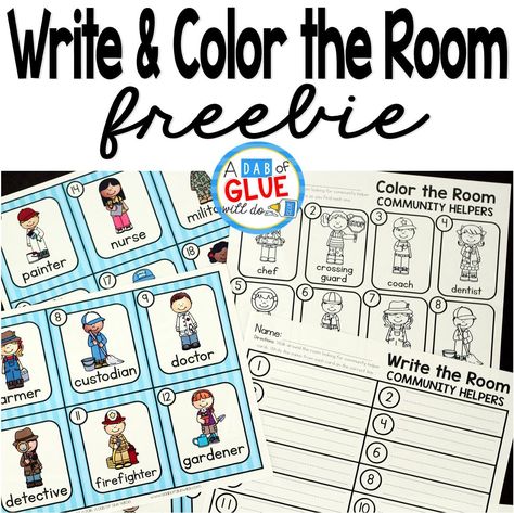 Teaching Community Helpers, Prek Community Helpers, Community Helpers Writing, Community Helpers Activity, Community Helper Lesson, Community Helpers Kindergarten, Community Helpers Preschool Activities, Community Helpers Unit, Free Teacher Resources