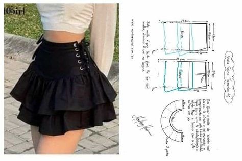 Homemade Skirts For Women, How To Make Dress Patterns, Cute Dress Sewing Patterns, Diy Clothing Design Ideas, Easy Clothes To Sew For Beginners, Easy Clothing Patterns, Sewing Inspiration Clothes, How To Make A Dress, How To Sew A Dress