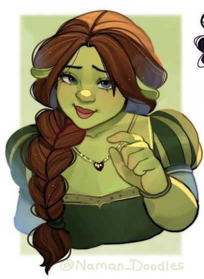 Shrek Art Ideas, Green Characters Cartoon, Shrek Sketch, Shrek Fanart, Shrek Art, Shrek Characters, Shrek Drawing, Shrek Aesthetic, Long Hair Cartoon