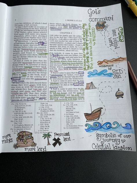 Book Of Mormon Doodles, Book Of Mormon Drawings, Book Of Mormon Journaling Ideas, Lds Scripture Study Journal, Book Of Mormon Journaling, Book Of Mormon Quotes, Lds Conference Quotes, Scripture Study Journal, Scripture Marking