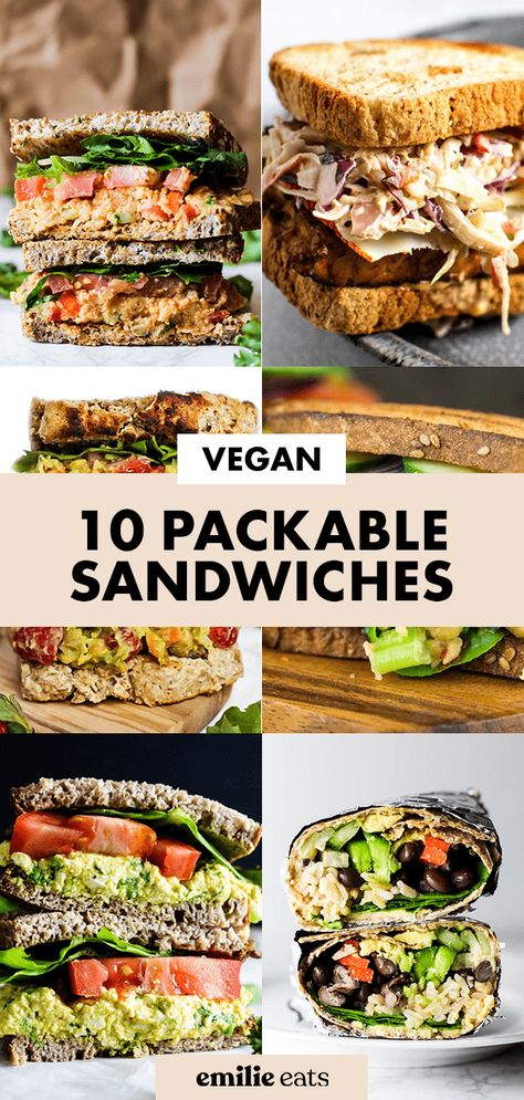 Meatless Lunch Ideas For Work, Lunch Ideas For Work Vegetarian, Meatless Lunch Ideas, Packed Lunch Sandwiches, Meatless Lunch, Veggie Sandwich Recipes, Vegetarian Sandwiches, Cold Sandwich Recipes, Sandwich For Lunch