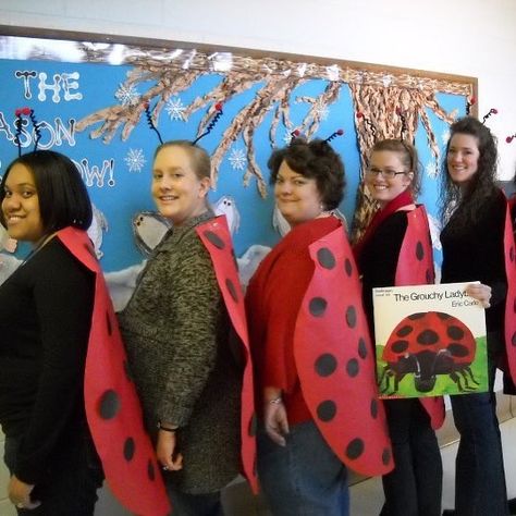 Latoya Reed on Instagram: “Did you know that November is National Picture Book Month!  Some of my favorite picture books include math concepts. The Grouchy Ladybug is…” World Book Day Costumes For Teachers, Dress Like A Book Character, Bookweek Costumes, Easy Book Character Costumes, Bug Costumes, Book Parade, Storybook Character Costumes, Book Characters Dress Up, Letter To Students