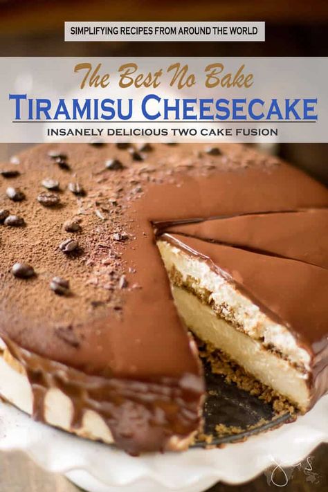 No Bake Tiramisu Cheesecake, No Bake Tiramisu, Tiramisu Recipes, Tiramisu Cheesecake, Sweet Pastry, Mediterranean Diet Plan, Tiramisu Cake, Tiramisu Recipe, Bakery Desserts