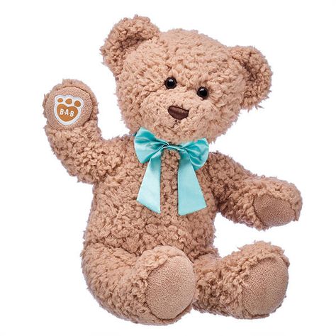 Timeless Teddy Teddy Bear Hug, Bow Shop, A Teddy Bear, Bear Hug, Colorful Gifts, Party Stores, Timeless Gifts, Build A Bear, Blue Bow