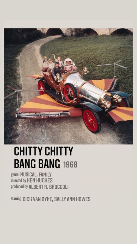 Chitty Chitty Bang Bang 1968 Chitty Chitty Bang Bang, Tv Musical, Musical Comedy, Film Posters Vintage, Theatre Life, Fantasy Movies, About Time Movie, Iconic Movies, Film Posters