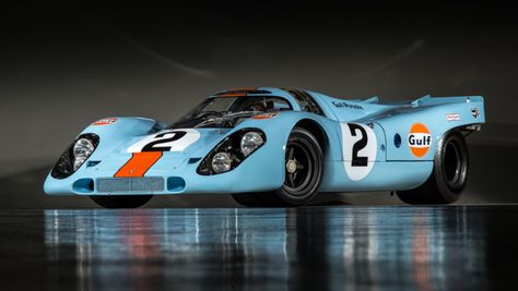 Porsche 917 Gulf, Porsche Factory, Gulf Racing, Porsche Motorsport, Porsche 917, Classic Racing Cars, Vw Porsche, Porsche Cars, Porsche 356