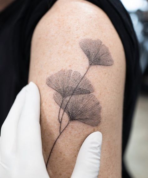 Ginko Leaf Tattoos, Circular Tattoo, Tattoo Coverup, Tattoo Cover-up, Forearm Tattoo, Tattoo Idea, Maple Leaf Tattoo, Sleeve Tattoos, Geometric Tattoo