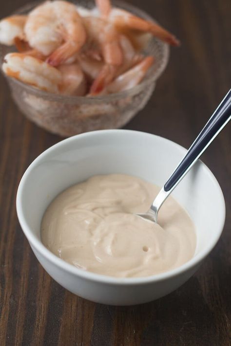 Marie Rose is the classic cocktail sauce used in England. It's creamy and full of flavor, and it's a great way to add a twist to your shrimp cocktail. via @cookthestory Marie Rose Sauce, Magic Sauce, Shrimp Cocktail Sauce, Cocktail Sauce Recipe, British Foods, Heritage Recipes, Seafood Sauce, Shrimp Sauce, Homemade Sauce Recipes