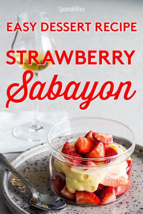 Sabayon Recipe, Dessert Sauce, Dessert Fruit, Italian Dessert, French Pastry, Sweet Wine, Dessert Sauces, Fancy Desserts, Sweet Sauce