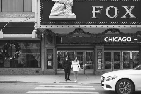 Elegant engagement photos taken at the iconic Fabulous Fox Theatre in downtown St. Louis, showcasing a couple’s love against a timeless, glamorous backdrop. With its historic architecture and classic charm, the Fox Theatre makes the perfect setting for a sophisticated urban engagement session. If you're looking for engagement photo inspiration in St. Louis, this session combines romance, style, and city vibes for unforgettable memories. Elegant Engagement Photos, Downtown St Louis, Fabulous Fox, Wood Photography, Urban Engagement, City Vibes, Woods Photography, Creative Shot, Historic Architecture