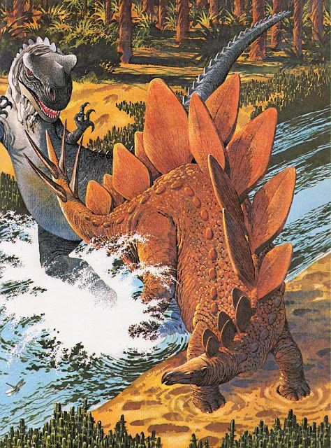 Love in the Time of Chasmosaurs: June 2013 Dinosaur History, 4 Fingers, Vintage Dinosaur, Prehistoric Wildlife, Prehistoric Dinosaurs, Dinosaur Posters, 70s Sci Fi Art, Dinosaur Images, Dinosaur Drawing