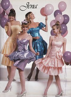 1980s Party Outfits, Dresses 1980s, 80s Prom Party, 1980s Prom Dress, 80s Fashion Party, 1980s Prom, 90s Prom, 80s Party Dress, Look 80s