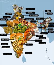 Food Map Of India Balanced Diet Chart, Different Types Of Food, Map Of India, Braised Chicken Breast, Food Map, Banana Benefits, Indian House, India Map, Roasted Chicken Breast