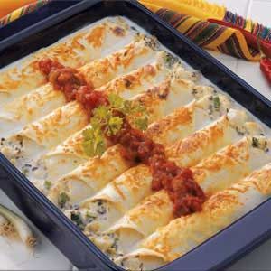 Halibut Enchiladas, Easy Enchilada Recipe, Halibut Recipes, Cream Chicken, Enchiladas Recipe, Enchilada Recipes, Chicken Enchiladas, Fish Dishes, Taste Of Home