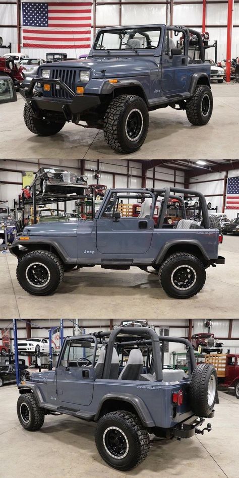 1992 Jeep Wrangler 32097 Miles Steel Blue Jeep 4.0L I6 Automatic Jeep Wrangler Mods, Blue Jeep Wrangler, Two Door Jeep Wrangler, Cj Jeep, Jeep Wrangler For Sale, Blue Jeep, Ford Bronco Ii, Gold Detector, Vintage Jeep