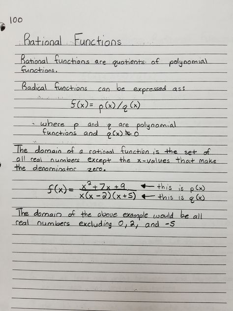 rational functions Rational Expressions Notes, Rational Functions Notes, Worksheet Design, Rational Functions, Key Printable, Simplifying Rational Expressions, Functions Math, Differential Calculus, Simplifying Algebraic Expressions