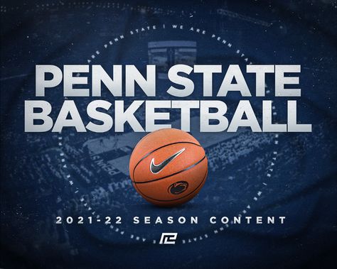 Penn State Basketball: 2021-22 Season Content on Behance Penn State Basketball, Adobe After Effects, Graphic Design Adobe, Penn State, Photoshop Adobe, After Effects, Adobe Photoshop, Adobe Illustrator, Illustrator