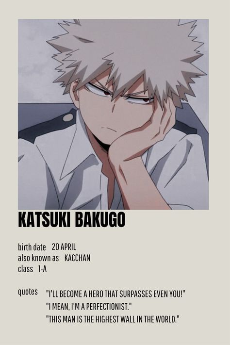 I Wanna Be Yours, Wanna Be Yours, Class 1 A, Katsuki Bakugo, Anime Crafts, Anime Wall Art, Name Design, Hero Academia Characters, Room Posters