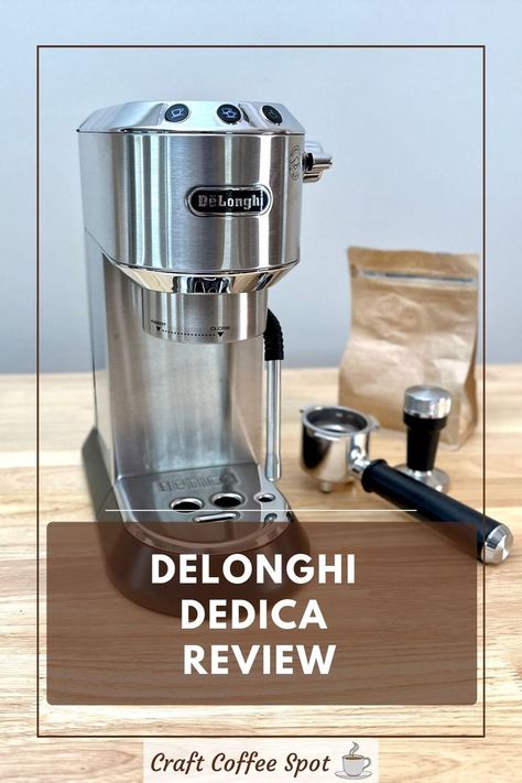 Delonghi Dedica Esspresso Machine, Delonghi Espresso Machine, Home Espresso Machine, Espresso At Home, Coffee At Home, Best Espresso, Coffee Crafts, Espresso Machines, Great Coffee