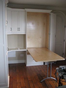 Sewing Cupboard, Houzz Kitchen, Sewing Craft Room, Craft Room Desk, Room Crafts, Mismatched Furniture, Crafts Table, Murphy Bed Ikea, Room Gym