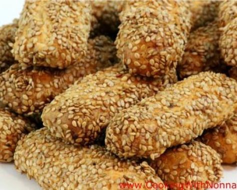 Sesame Seed Cookies Recipe, Sesame Seed Cookies, Italian Ricotta Cookies, Cookies Italian, Anise Cookies, Seed Cookies, Sesame Cookies, Ricotta Cookies, Italian Christmas Cookies