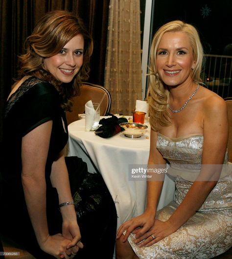 57th annual ACE Eddie Awards cocktail reception held at the Beverly Hilton Hotel on February 18, 2007 in Beverly Hills, California. (Photo by Kevin Winter/Getty Images) Angela Kinsey, Jenna Fischer, Beverly Hilton Hotel, Beverly Hilton, Beverly Hills California, Cocktail Reception, Hilton Hotel, Beverly Hills, The Office