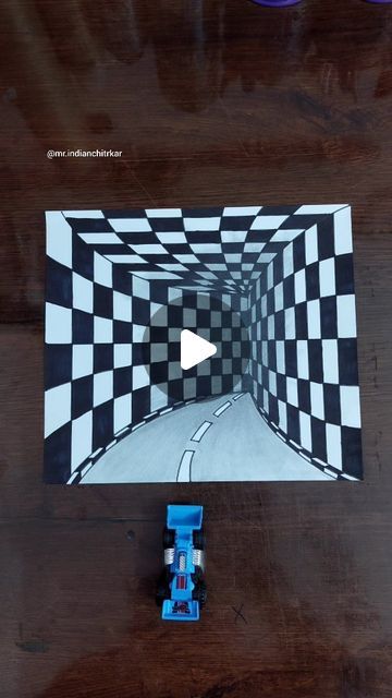 3d Illusion Drawing, Illusion Drawings, 3d Illusion, January 3, Drawing Tutorial, Drawings, On Instagram, Instagram