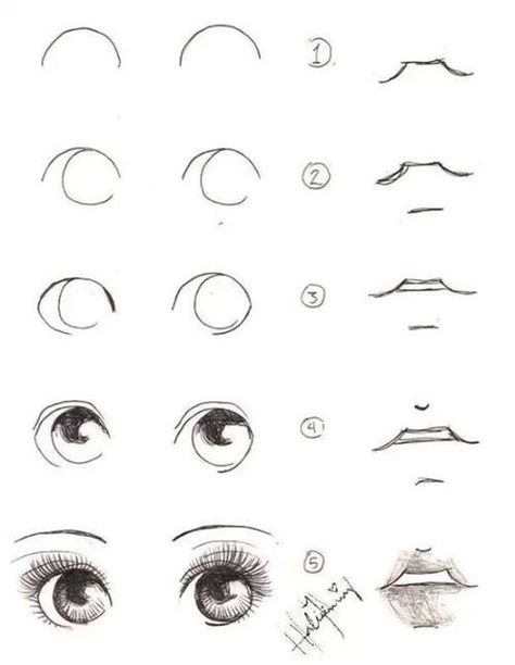 draw, drawing, and eyes image How To Draw Lips, Simple Draw, Draw Lips, How To Draw Anime Eyes, Realistic Eye Drawing, Eye Drawing Tutorials, Drawing Tutorial Face, Drawing Eyes, Nose Drawing